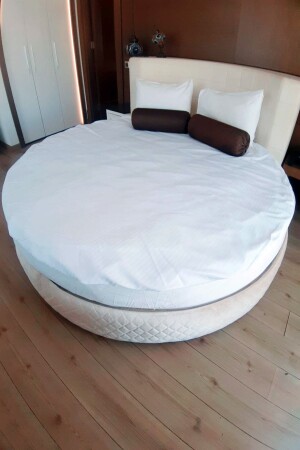 مجموعة غطاء الملفوفات المكروبة من MNZ مع 4 وسادة (83 خيطات من القطن ساترين) O 100254598750 - istanbul towel