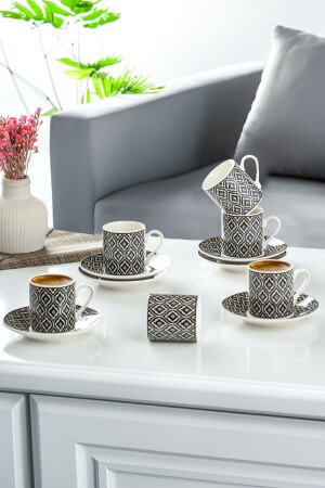 Yx-05 Aldon 6 Piece 12 Piece Turkish Coffee Cup Set Aldon Cup Set - Porsima