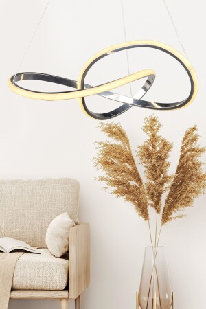 Zagreb 3 Color LED Chandelier Chrome BEG1097 - Begüsa