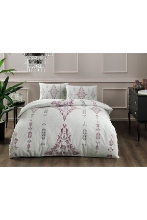 Zahara Ranforce Single Duvet Cover Set Claret Red 60241860 - Taç