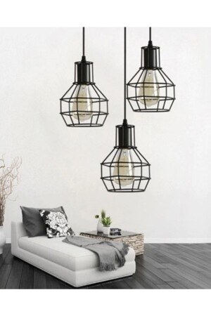 Zara Lux 3 Wohnzimmer Kronleuchter S0303V2 - Etsylight