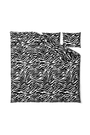 Zebra 100% Cotton Ranforce Double Duvet Cover and 2 Pillowcases 200x220 CTNSZE20 - Cote Blanc