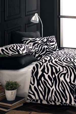 Zebra 100% Cotton Ranforce Single Duvet Cover Set 160x220 CTNTZE16 - Cote Blanc