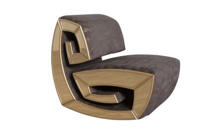 Zen Luxury Gold Armchair - Cadde Yıldız
