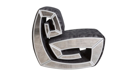 Zen Luxury Silver Armchair - Cadde Yıldız