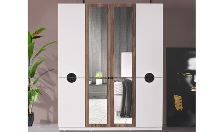 Zerda 4 Door Wardrobe - Cadde Yıldız