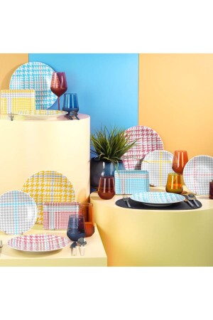 Zeugma 18 Piece Catering Set for 6 People 11345 ZG18Y643011345 - Kütahya Porselen