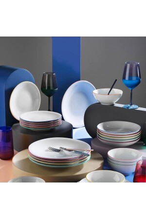 Zeugma 24 Piece Dinner Set Decoration No:700f01 ZG24Y2700F01 - Kütahya Porselen