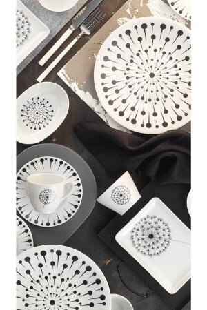 Zeugma 32 Piece 12020 Decorative Breakfast Set ZG32KH42012020 - Kütahya Porselen
