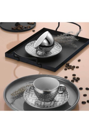 Zeugma 4 Prc. Coffee Oven. tk Platinum 11328 KTH. BILMEMKAC - Kütahya Porselen