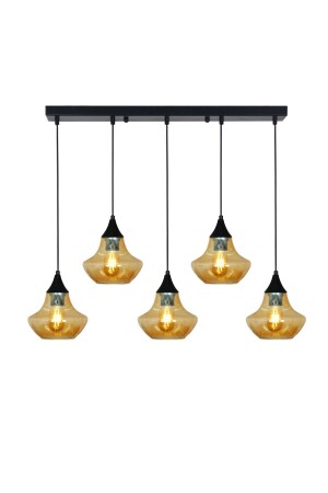 Zeus 5-Piece Black Box Chandelier (2044-5BAL) 3134 05 0100 02 01 - Taşcan Aydınlatma