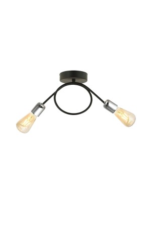 Zeyrekler 2 Piece Black Chrome Floor Lamp Chandelier 3126 02 0103 08 00 - Taşcan Aydınlatma