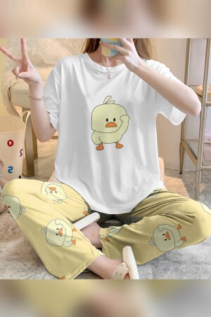 Zezeyle Chick Kısa Kollu Pijama Takımı 2192 3001 - Pembishomewear