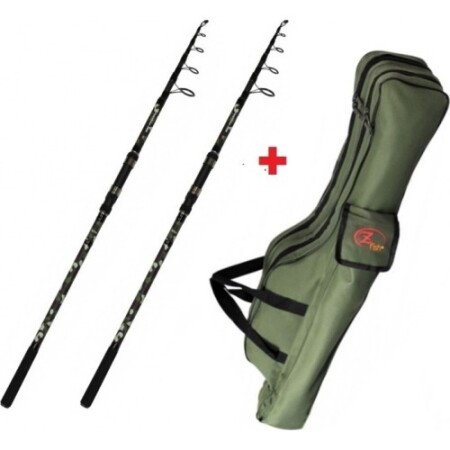 Zfish Combo Kingstone 3.60m, 80-150g, 2 adet sazan oltası seti (kılıfıyla birlikte). - ZFish