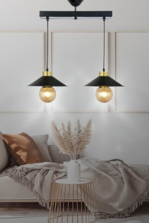 Zima Moderne 2-teilige Pendelleuchte Kronleuchter Design Gold - Schlafzimmer - Wohnzimmer - Küche - Flur Düztepsiatlanta - TEKFA