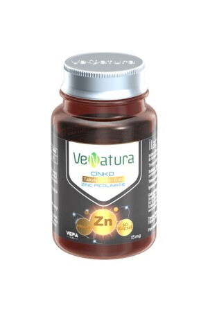 Zinc Food Supplement 60 Capsules 15mg - Venatura