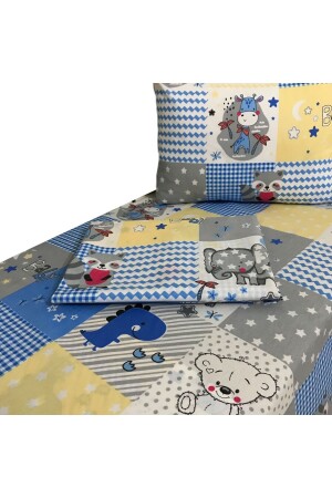 Zippered Baby Duvet Cover Set 23102021BB - Y YAĞIZ HOME COLLECTION
