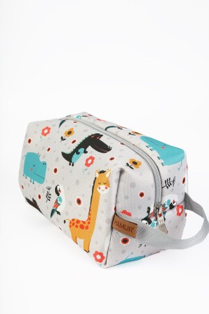 Zippered Dirty Clean And Wet Dry Baby Laundry Clothes Multi-Purpose Makeup Bag Animal - Hamur