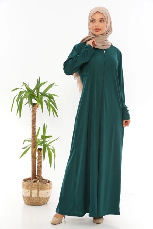 Zippered Prayer Dress Abaya - Medipek