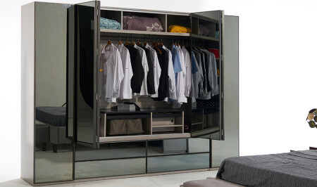 Zircon 6 Door Wardrobe - Cadde Yıldız