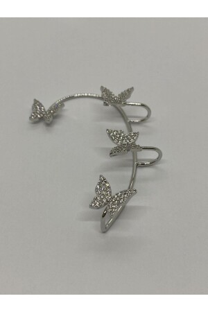 Zircon Stone Butterfly Model Non-Hole Cartilage Earrings kulagagecmeli - ÖZTUĞ AKSESUAR