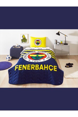 Zorlu Licensed Bedspread Set Fenerbahçe Stripe Single - Taç