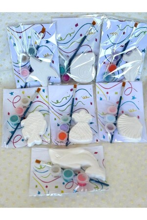 Zufälliges Steinmalset / DIY - Geburtstagsgeschenk - Event - Weihnachtsgeschenk / 10 Stück - 7Nisan