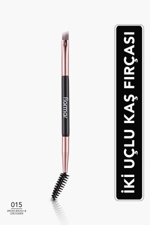 Zweiseitiger Pinsel zum Färben und Kämmen der Augenbrauen – Brow Brush & Groomer – 015 – 8690604597802 - Flormar
