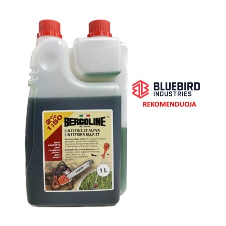 Zweitaktmotoröl mit Dosierer BLUE BIRD Bergoline, 1L - Blue Bird