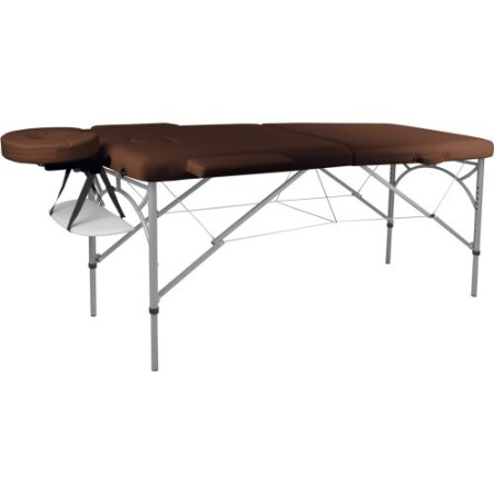 Zweiteilige Aluminium-Massageliege inSPORTline Tamati - Braun - inSPORTline